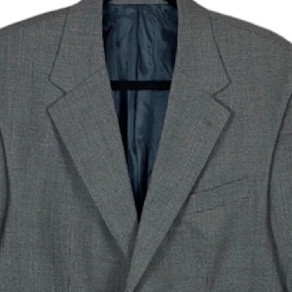 Oscar De La Renta Vintage Plaid Wool Blazer size 42L